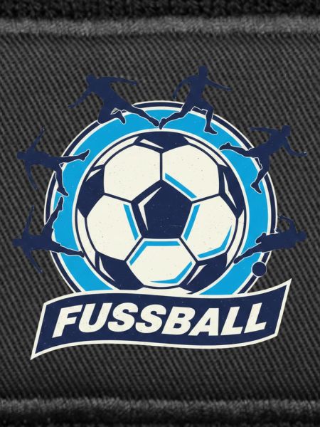 Fussball Kreis Emblem Dynamik