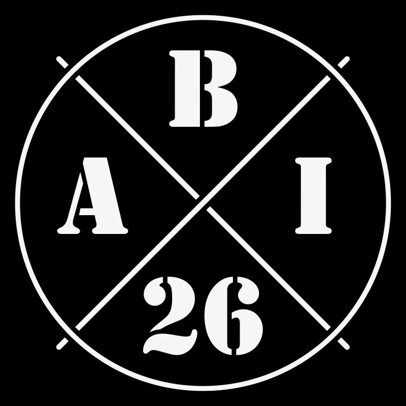 ABI 26 (Abiturient / Abitur 2026 / Symbol / White)