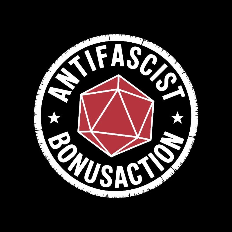 Antifaschistische Bonusaktion – D'n'D Antifa Tee