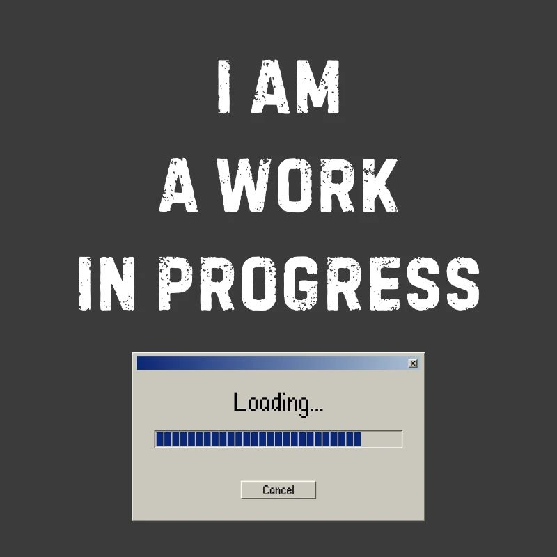 Work in progress – Loading bar - Travail bureau