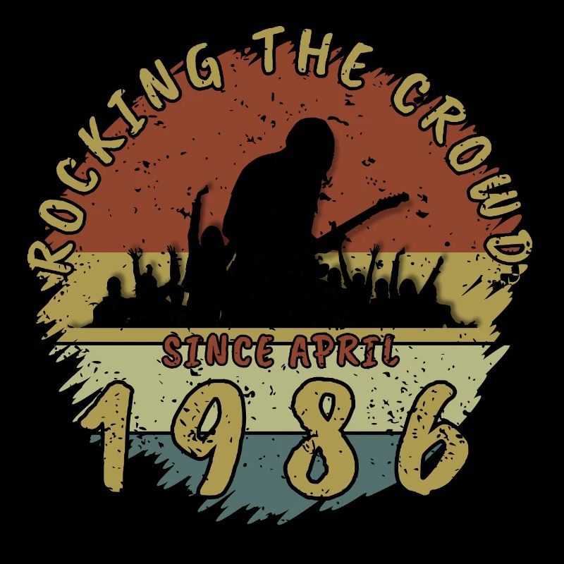 40th Birthday Rocking the crowd GIT 04/1986