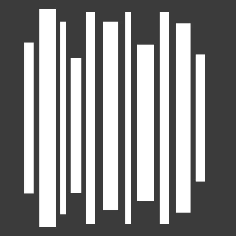 Minimal Stripes Barcode-Mosaik