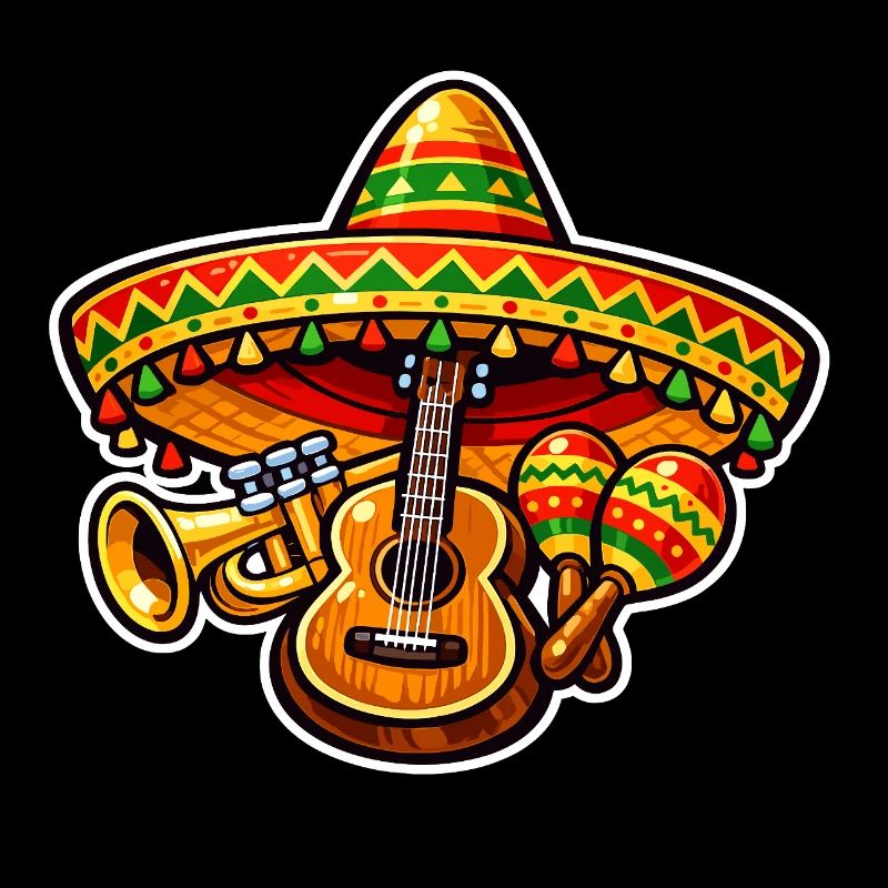 Fiesta Ukulele Sombrero Design