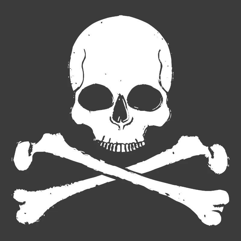 Skull Cross Pattern Skull