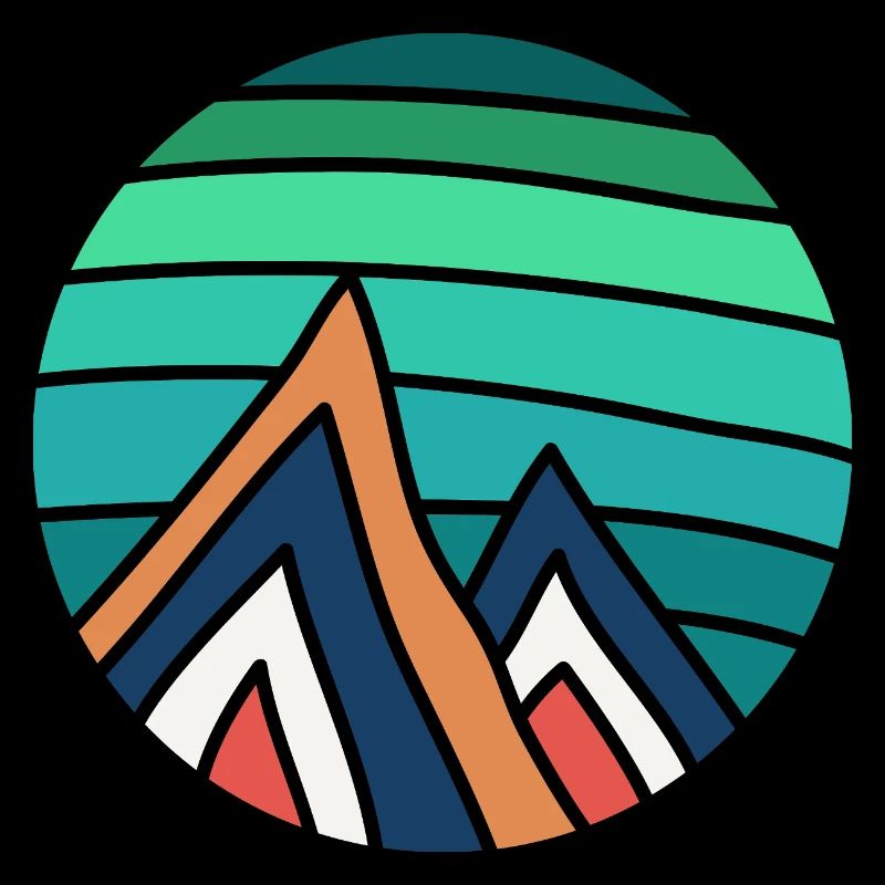 Turquoise Circle Mountains