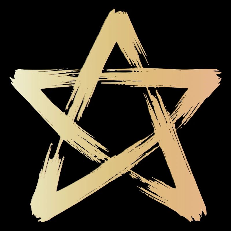 Gold Brush Star