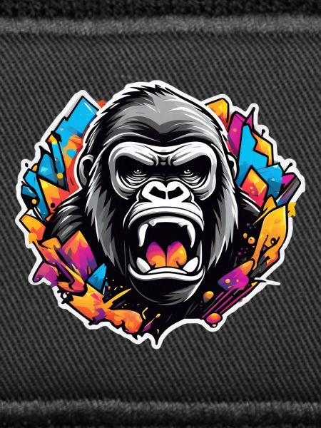 Gorilla Graffiti Glowing