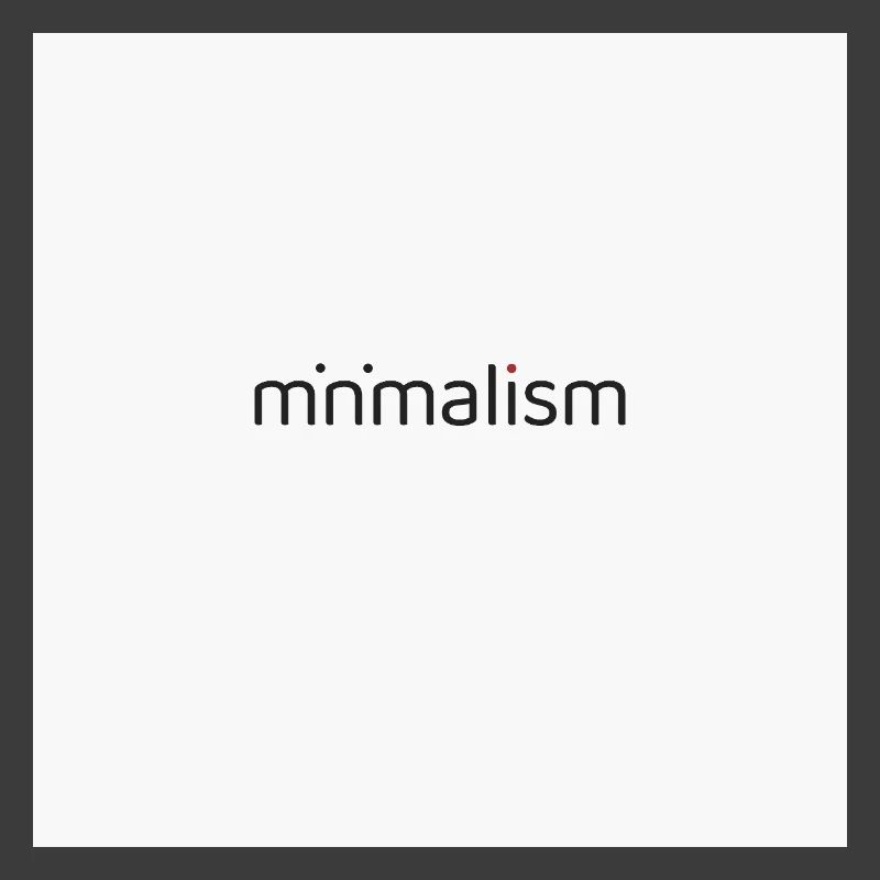 Typographie minimaliste – Conception d’affiche propre