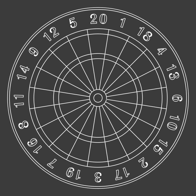 Cible de fléchettes – Dartscheibe