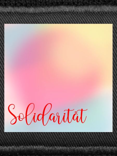 Werte Solidarität