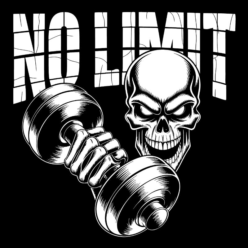 No Limit Skull Bodybuilding