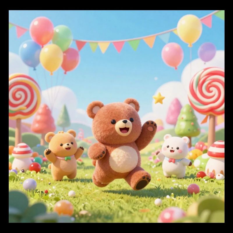 Bunte Bären-Jamboree