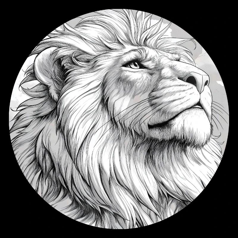Lion Drawing