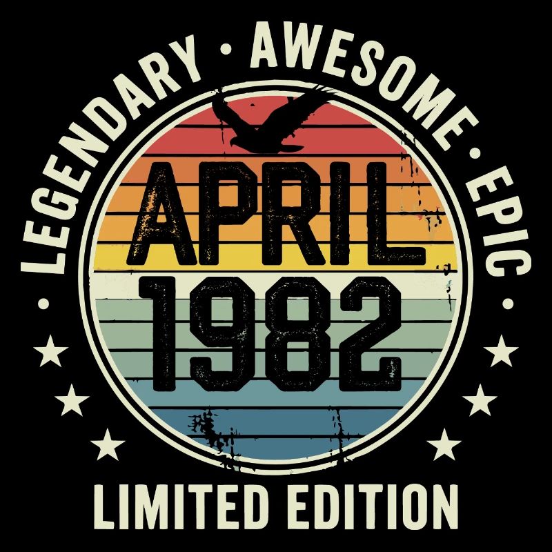 Édition Limitée Avril 1982 - Design Vintage 1982