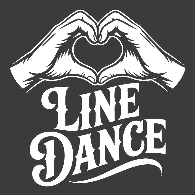 Line Dance Heart-Hand Logo