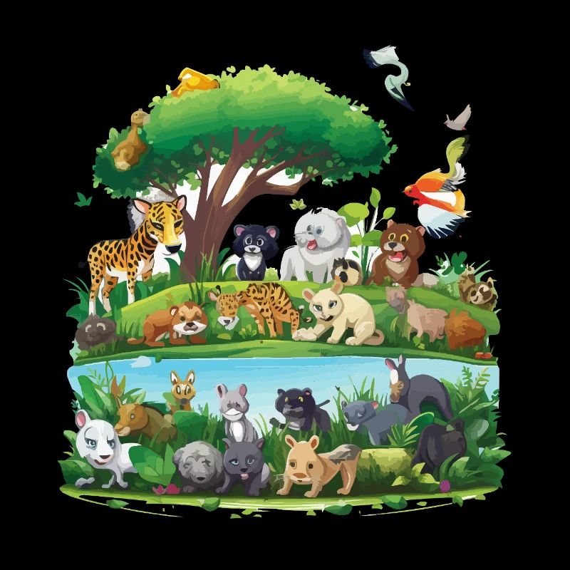 Waldtier-Paradies am Fluss