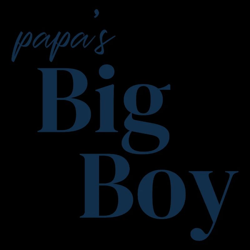Le grand garçon de papa