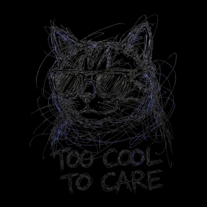 Cool de chat avec lunettes de soleil