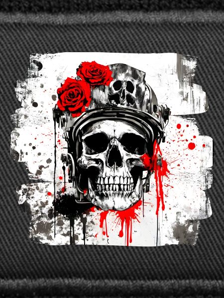 Rose Skull with Headphones