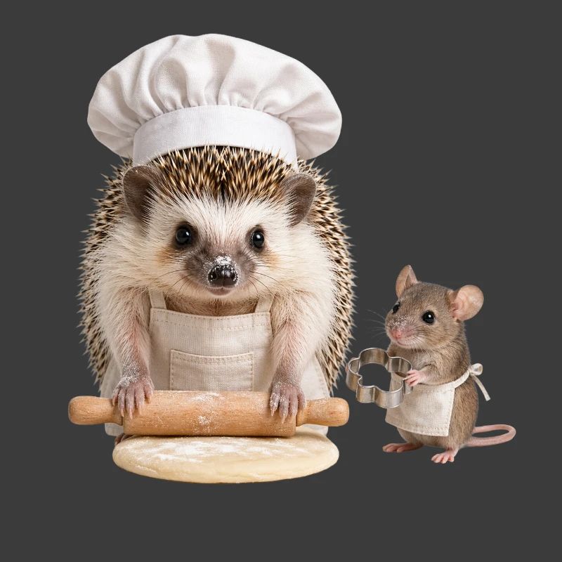 Igelbäcker mit Maushelfer