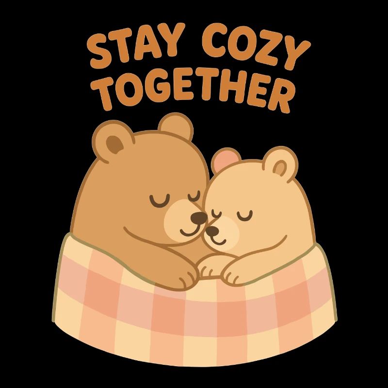 Cute Bears: Stay Cozy Together – Cuddle Time