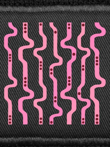 Wiggle Wavy Stripes L