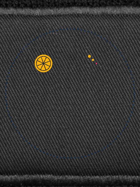 Citrus Orbit Print