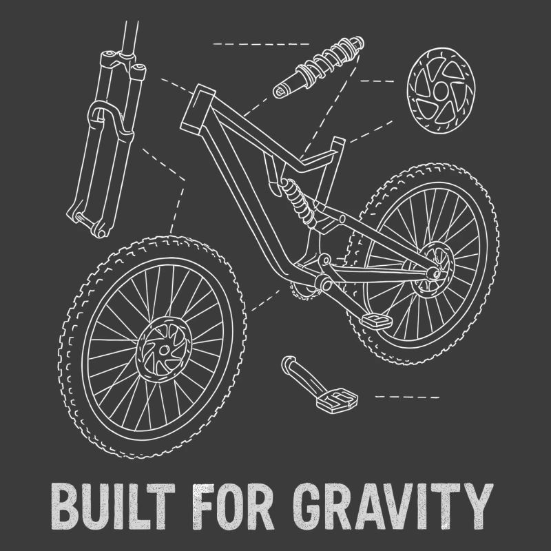 Built for Gravity: DH-Bike Exploded Drawing