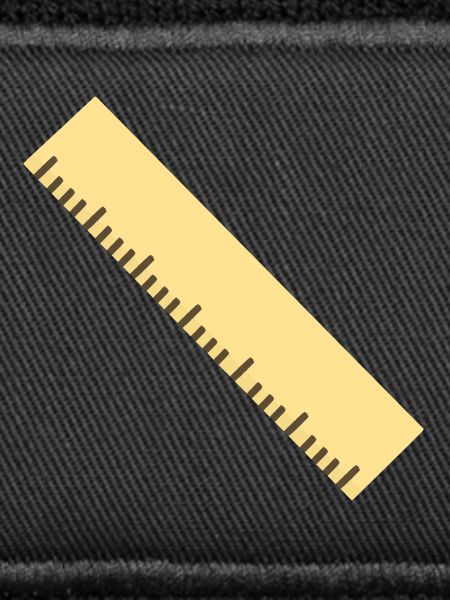 Diagonal Ruler Line Art