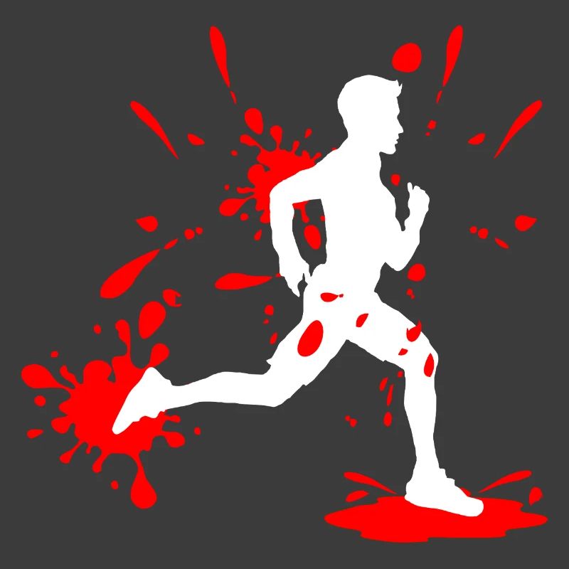 Homme de course dans la boue – Coureur d’éclaboussures