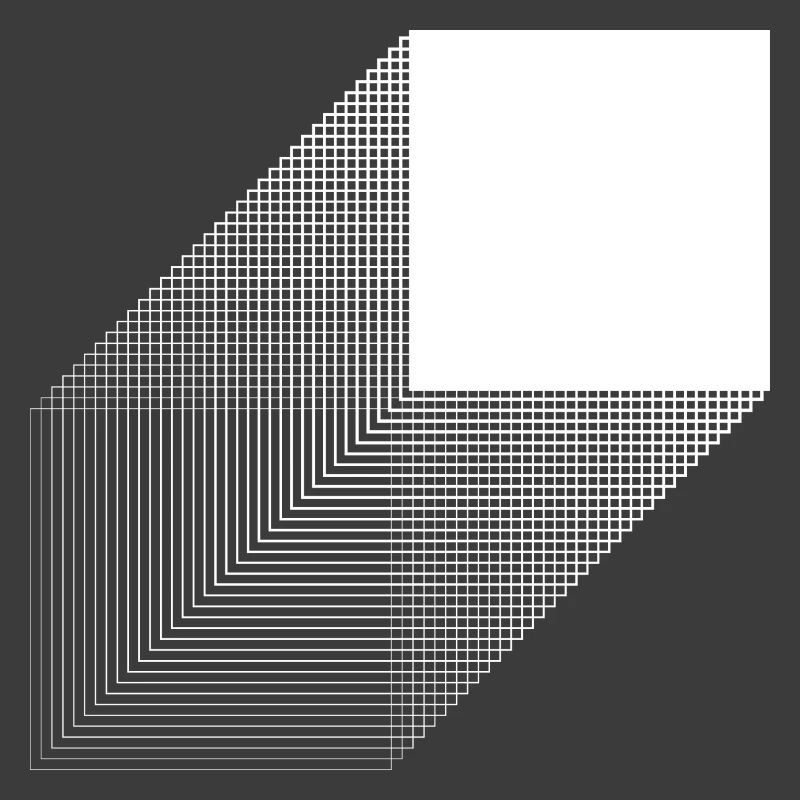 Bold square bauhaus design