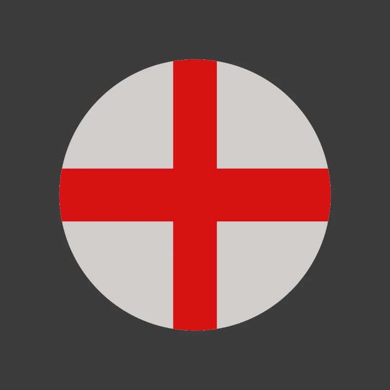 Drapeau rond anglais