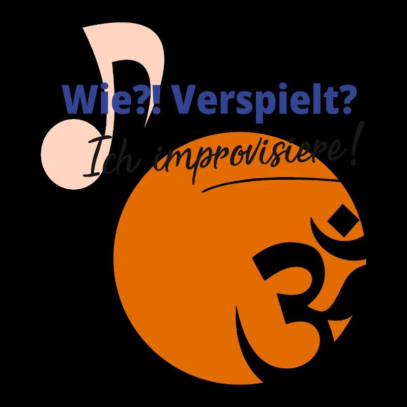 T-Shirt Design „Ich improvisiere!“
