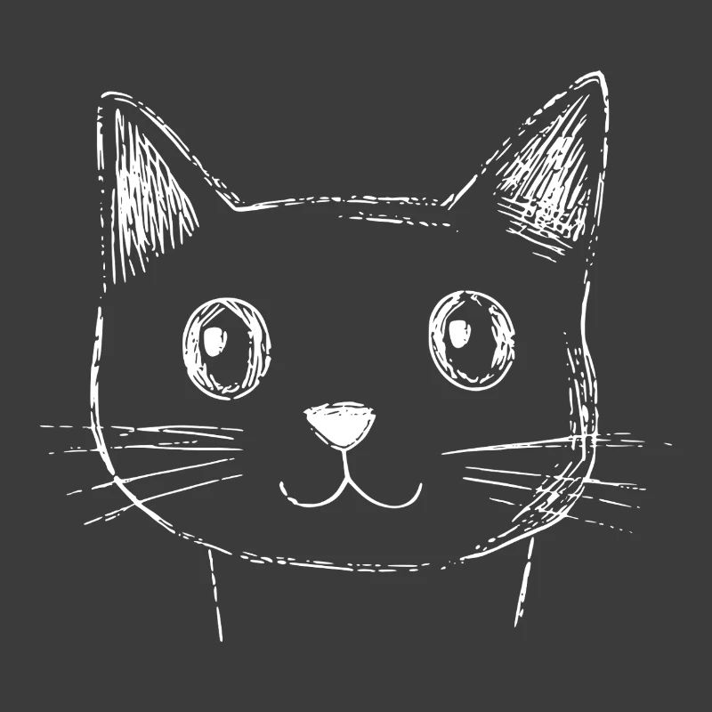 Cat Face Sketch