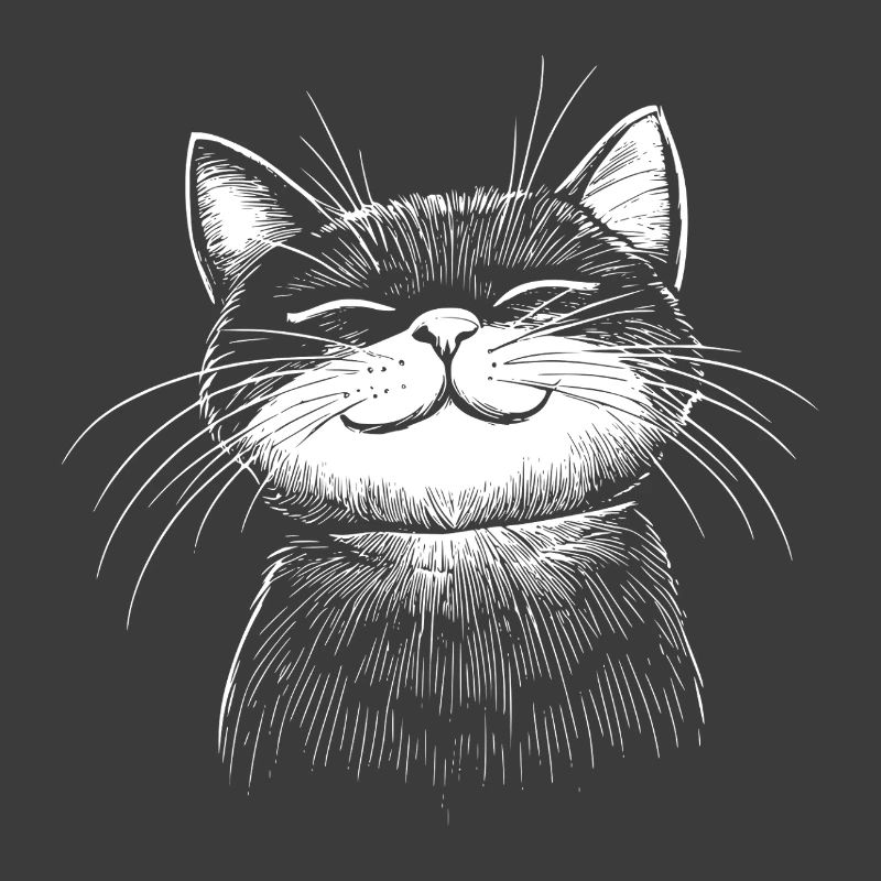 Katze Skizze 
