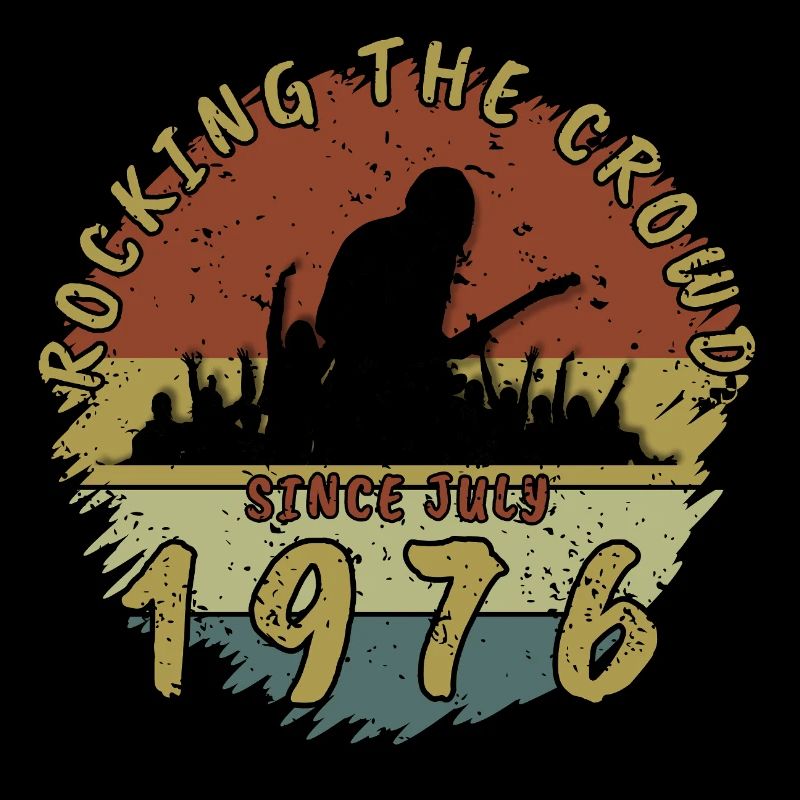 50th Birthday Rocking the crowd GIT 07/1976