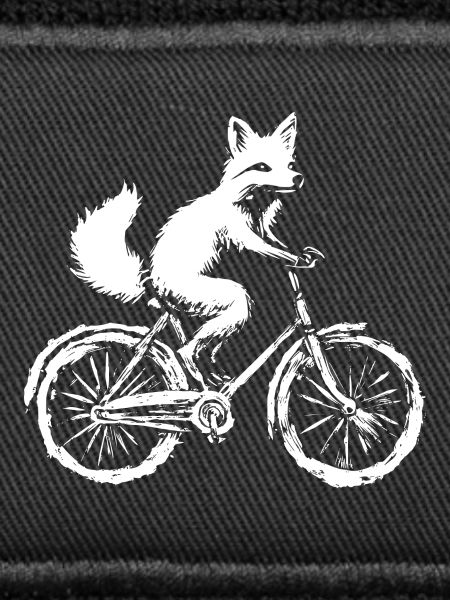 Funny Bicycle Fox