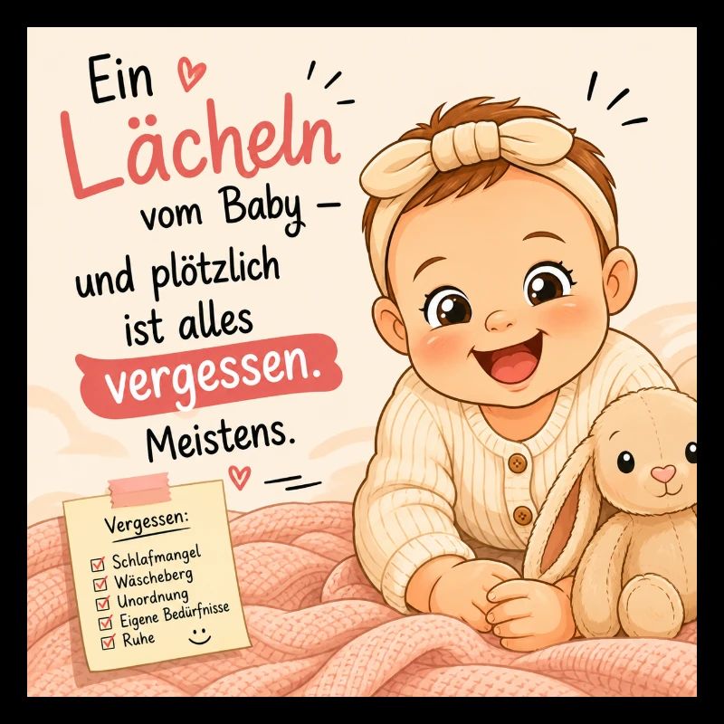 Babylächeln: Vergessen Meistens
