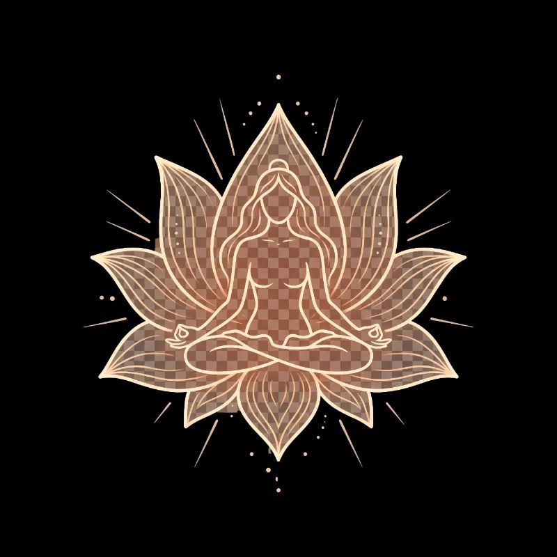 Zen-Lotus Meditationsblüte