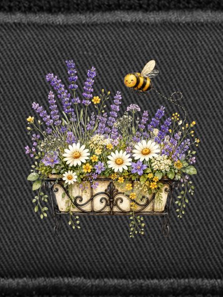Bee-friendly flower box