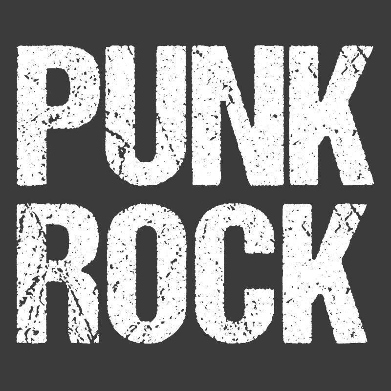 Punk Rock Distressed Typography