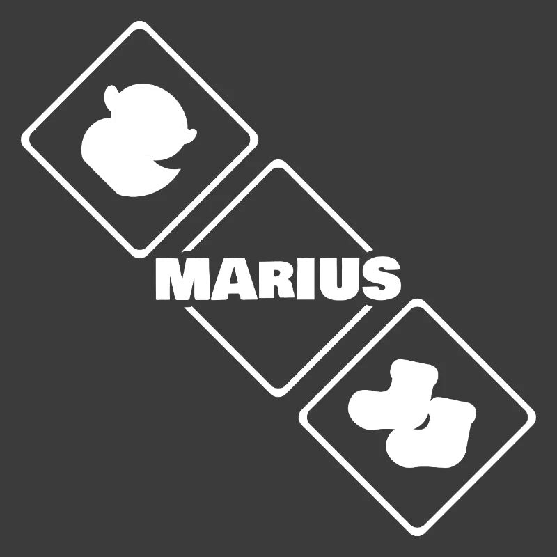 Oiseau avec le logo Marius Diamant