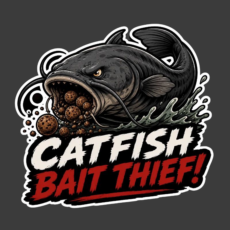 Conception de la pêche à la carpe voleur avec appât à poisson-chat