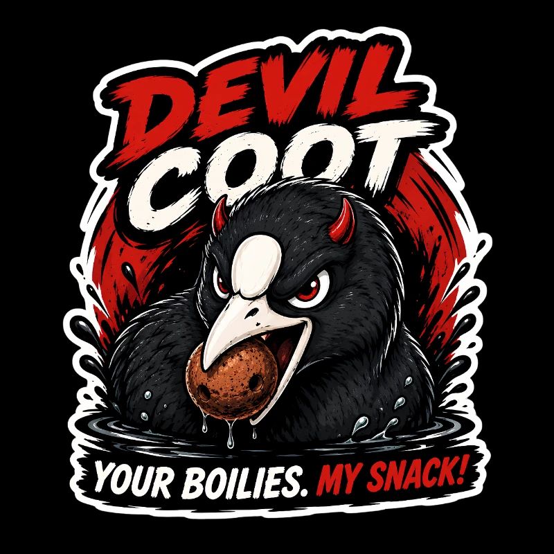 Conception drôle de pêche à la carpe Devil Coud