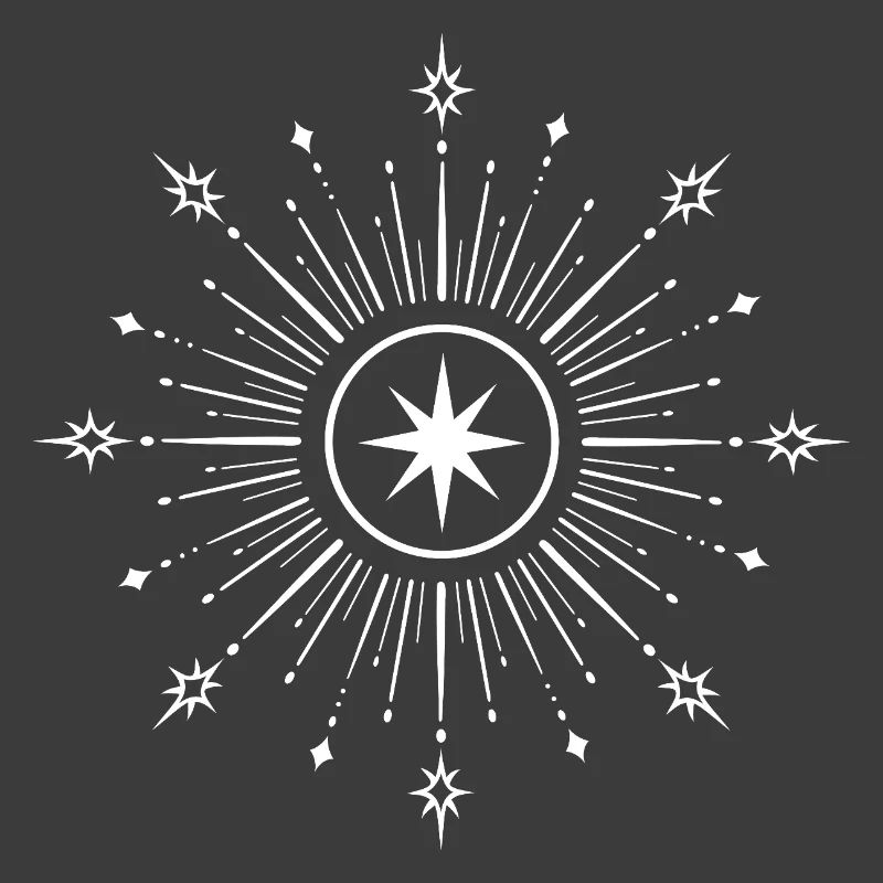 Midsummer Star – Mystical Symbol Motif