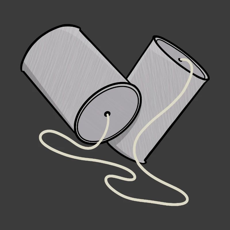 Tin Can Phone Nostalgia