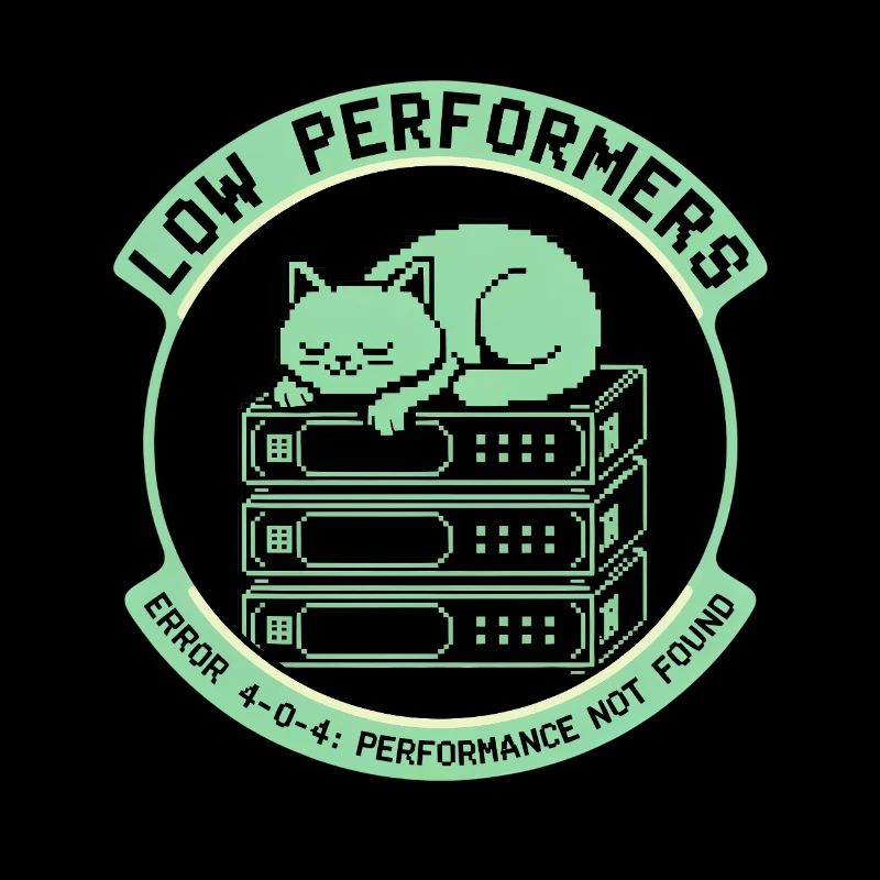 Low Performers Katze Server Pixel Art