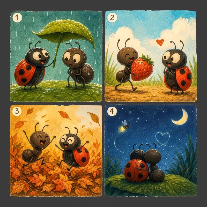 Ladybug und Ant: Ein süßer erster Moment