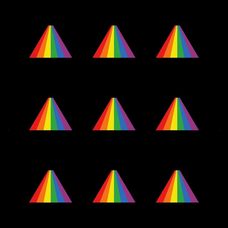 Rainbow Pyramid Pattern