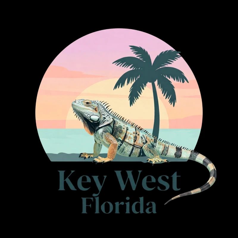 Key West Iguana Sunset